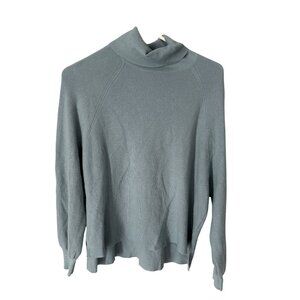 The Nines Sweater Size Small/Medium Turtleneck Long Sleeve Pullover Blue Capsule